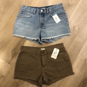 Brand new Billabong jean shorts